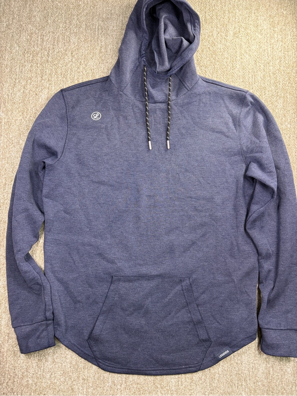 Hawthorne Tech Hoodie in Navy Heather by Legends,